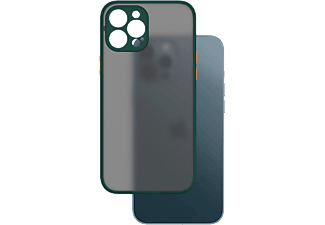 CASE AND PRO iPhone 12 Pro Max műanyag tok, zöld-narancs (MATT-IPH1267-GO)