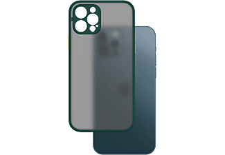 CASE AND PRO iPhone 12 Pro műanyag tok, zöld-narancs (MATT-IPH12P-GO)