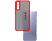 CASE AND PRO Samsung S21 műanyag tok, piros-fekete (MATT-S21-RBK)