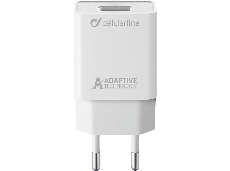 CELLULAR LINE USB Adaptive Fast Charger 15W - Ladegerät (Weiss)