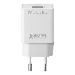 CELLULAR LINE USB Adaptive Fast Charger 15 W - Chargeur (Blanc)