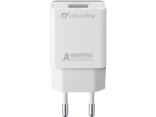 CELLULAR LINE USB Adaptive Fast Charger 15W - Ladegerät (Weiss)