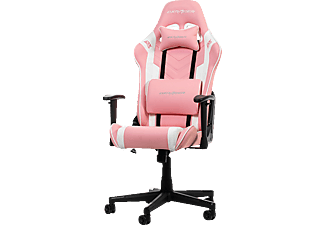 DXRACER Prince P132 Gaming Stuhl, Pink/Weiß