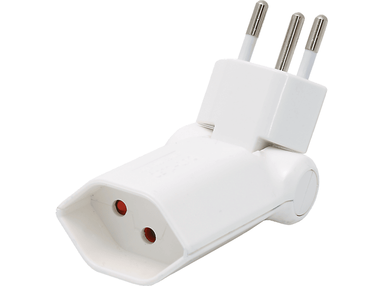 SCHOENENBERGER 04.2300W - Abzweigstecker (Weiss)