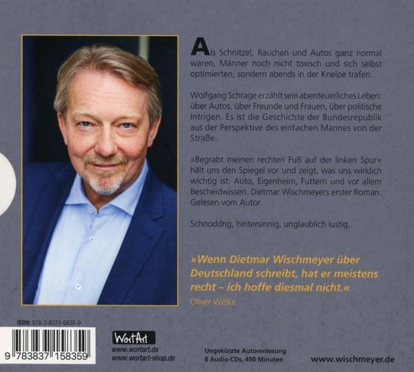 Buchcover mit Porträt eines Mannes. Text auf Deutsch. Autor: Dietmar Wischmeyer.