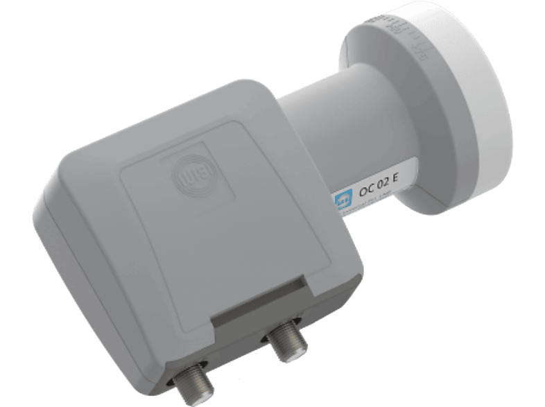 Wisi OC 02E twin LNC 40MM, 0,3 DB rauschmass; LNB