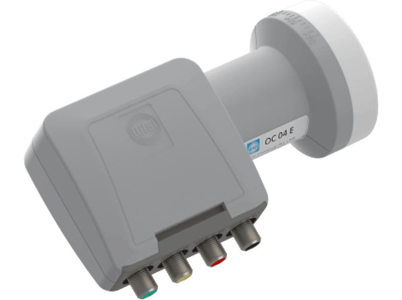 Wisi OC 04E Quattro LNC 40MM, 0,3 DB rauschmass; LNB