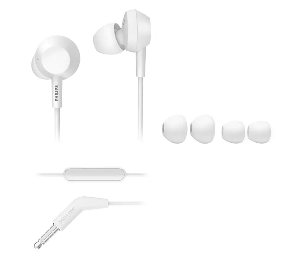 PHILIPS TAE4105WT/00, In-ear Kopfhörer Weiß