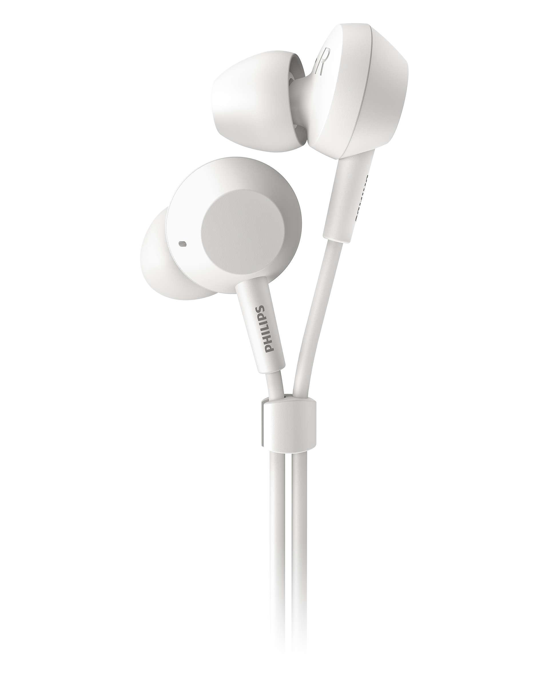 PHILIPS TAE4105WT/00, In-ear Kopfhörer Weiß