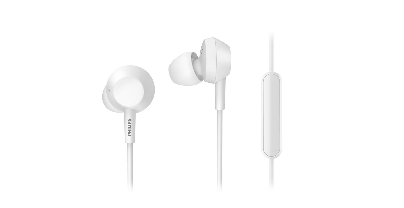 PHILIPS TAE4105WT/00, In-ear Kopfhörer Weiß