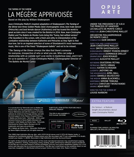 Reist/Tworzyanski/Tribuna/Dronov/+ - LA MEGERE APPRIVOISEE - (Blu-ray)