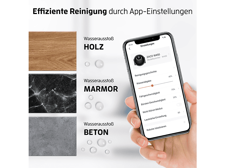 ZACO W450 Saugroboter