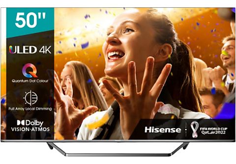 TV ULED 50" - Hisense 50U7QF, UHD 4K, FALD, Dolby Atmos, Dolby Vision, Modo Game, QuantumDot, SmartTV, HDR10+