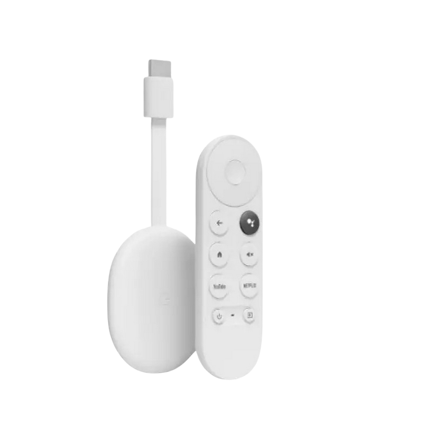 Chromecast Con Google tv blanco reproductor multimedia nieve dongle x1 android 4k ultra hd wifi