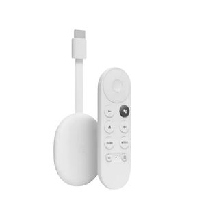 Reproductor multimedia - Chromecast con Google TV (4K), HDMI, Mando con control por voz, Nieve