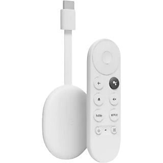 Reproductor multimedia - Chromecast con Google TV (4K), HDMI, Mando con control por voz, Nieve