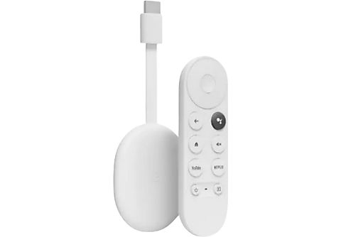 Reproductor multimedia  Chromecast con Google TV (4K), HDMI, Mando con  control por voz, Nieve