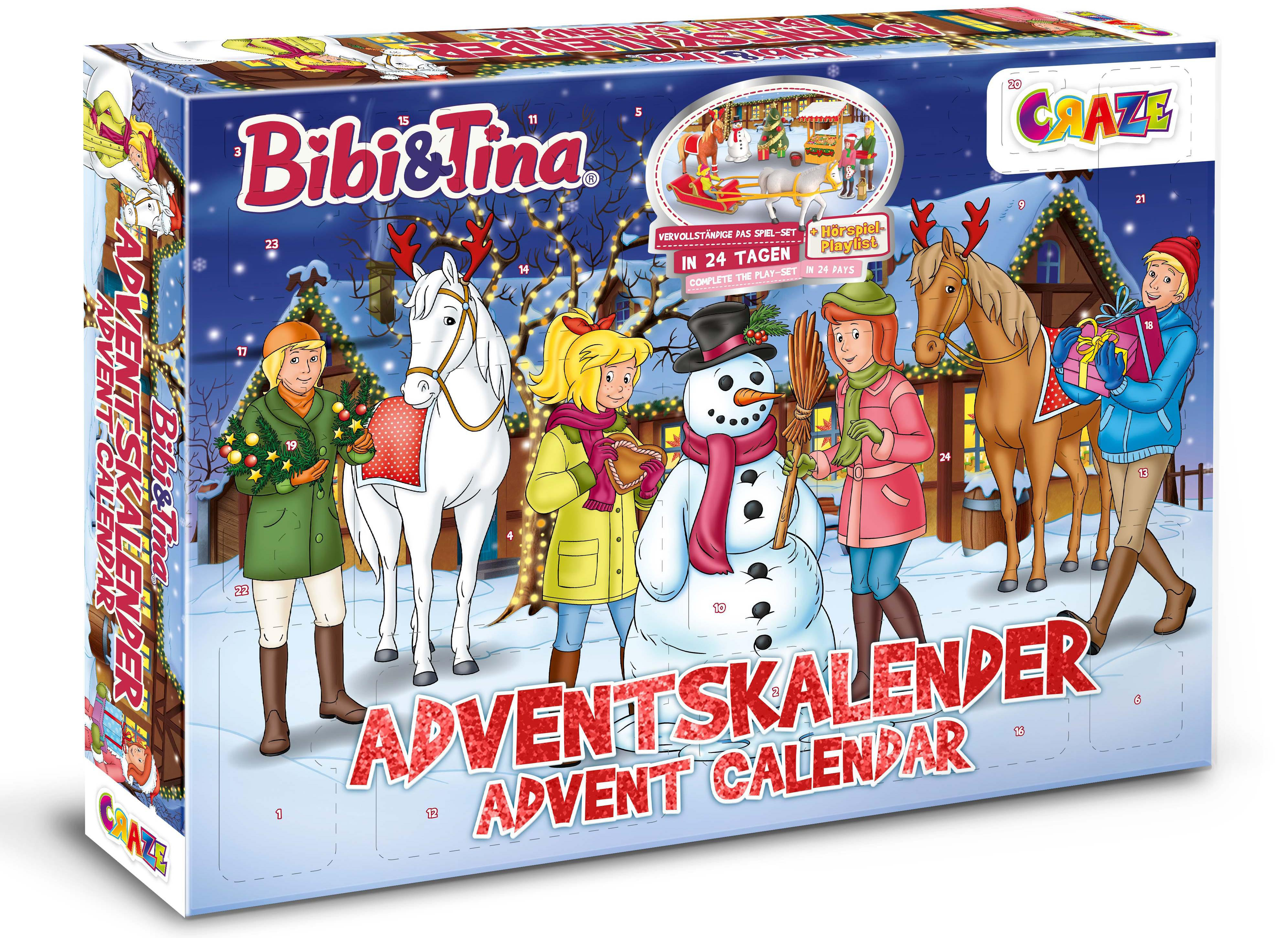 CRAZE 12219 ADVENTSKALENDER BIBI & TINA - 2021 Adventskalender