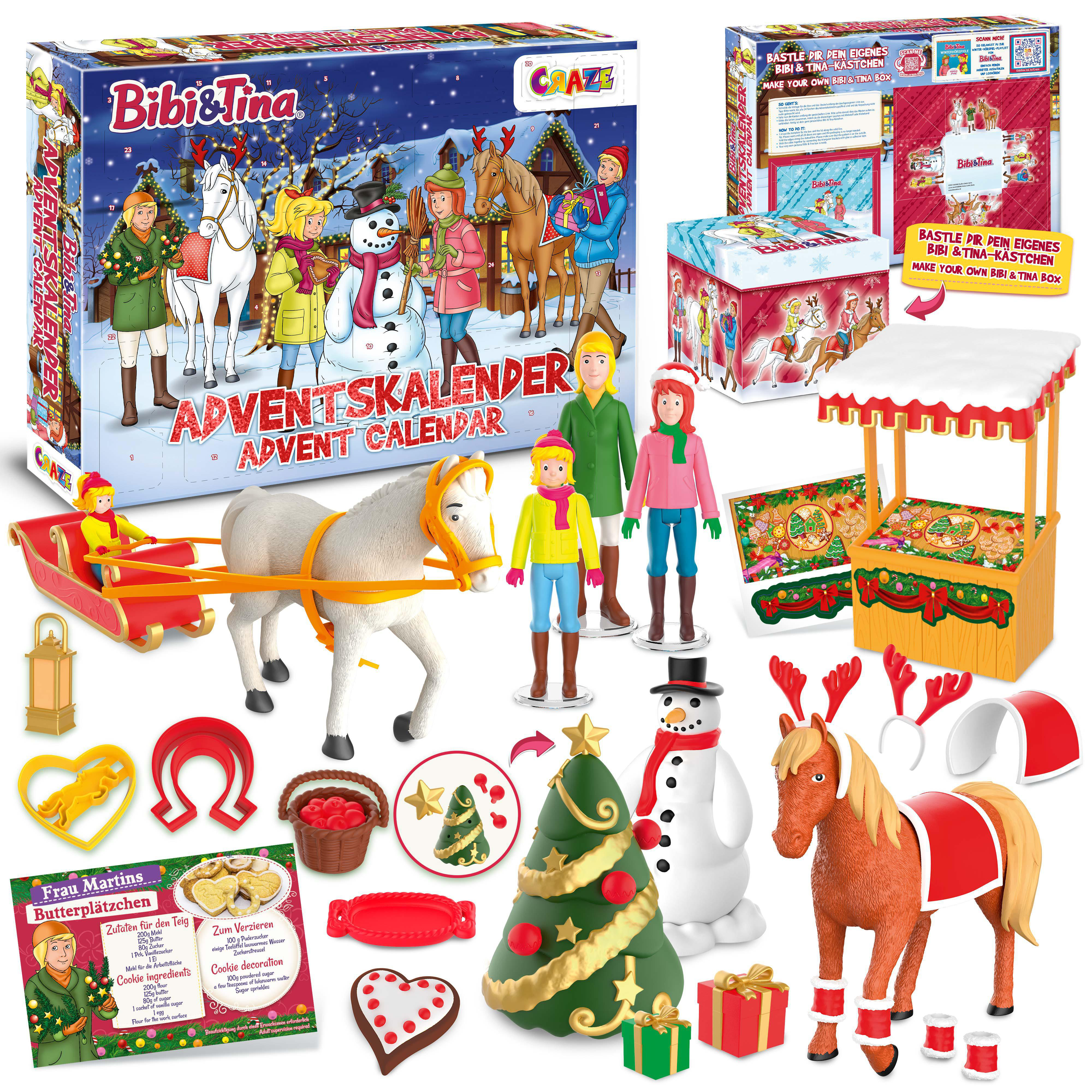 CRAZE 12219 ADVENTSKALENDER BIBI & TINA - 2021 Adventskalender