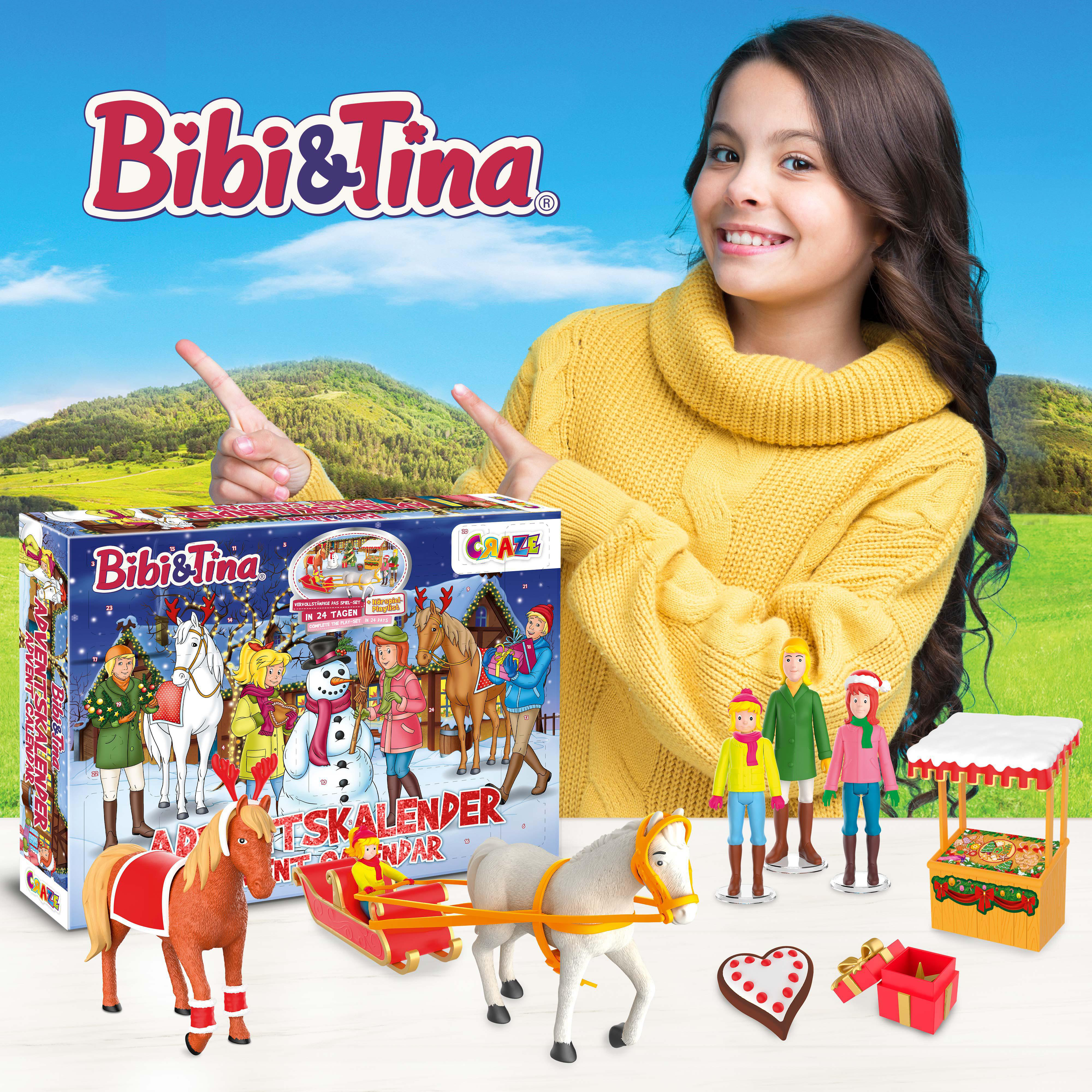 CRAZE 12219 ADVENTSKALENDER BIBI & TINA - 2021 Adventskalender