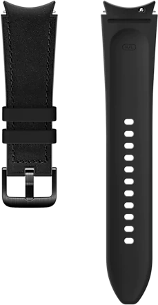 SAMSUNG Hybrid Leather - Braccialetto da sport (Nero)