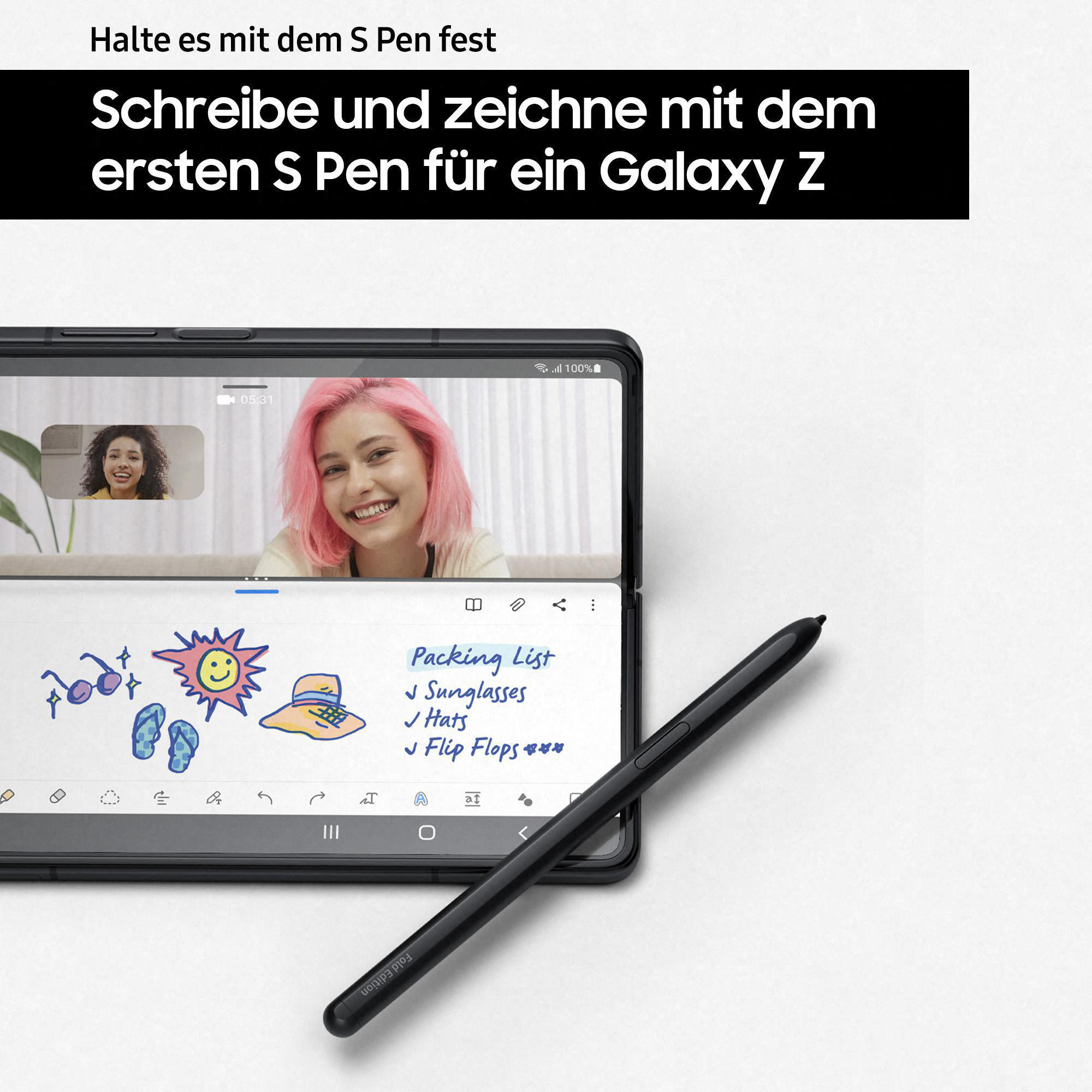 SAMSUNG Galaxy Z Fold3 5G 256 GB Phantom Black Dual SIM