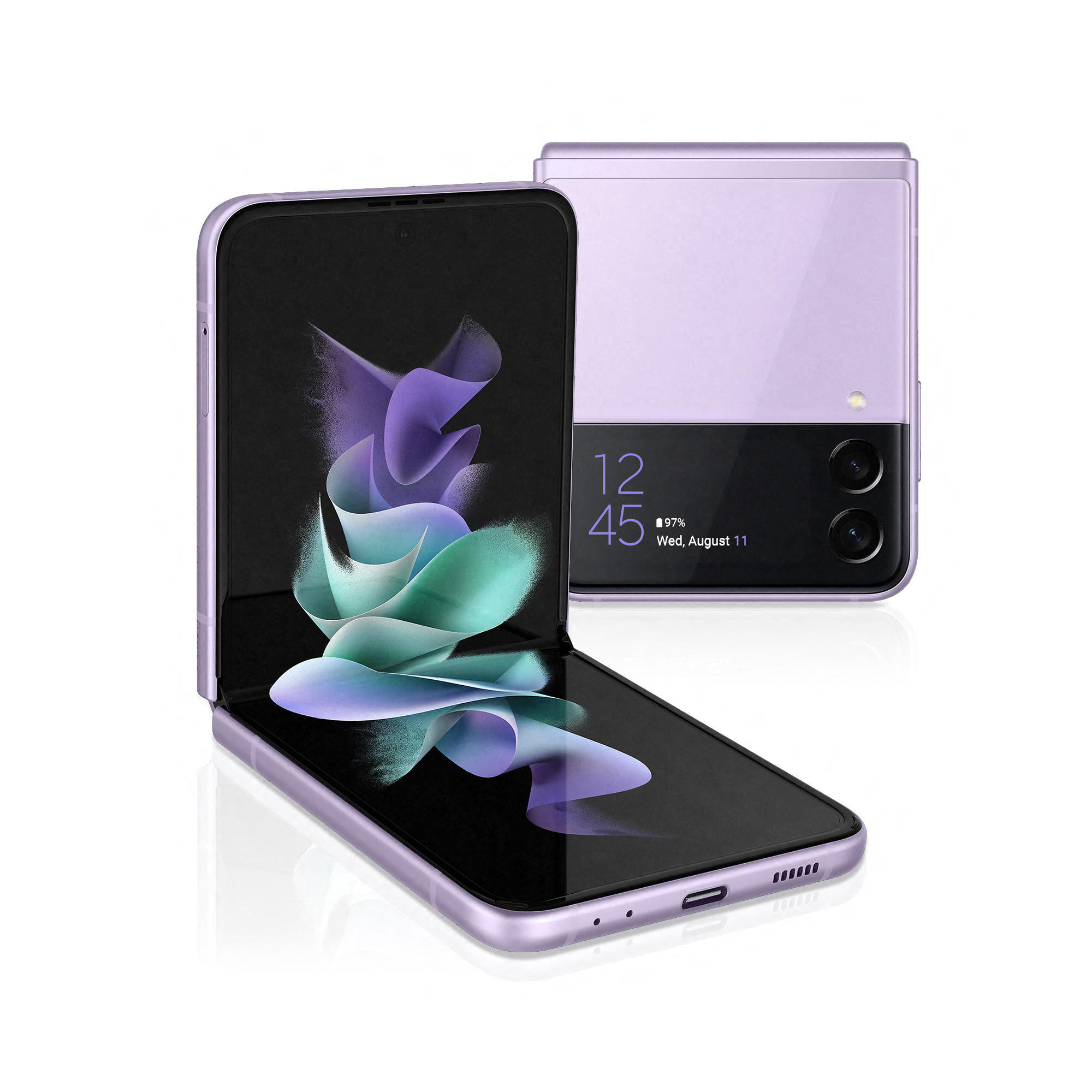 5G 128 Z SAMSUNG Lavender SIM Galaxy Dual Flip3 GB