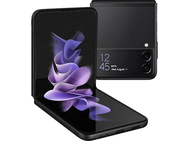 SAMSUNG Galaxy Z Phantom Black Flip3 Dual 128 GB 5G SIM
