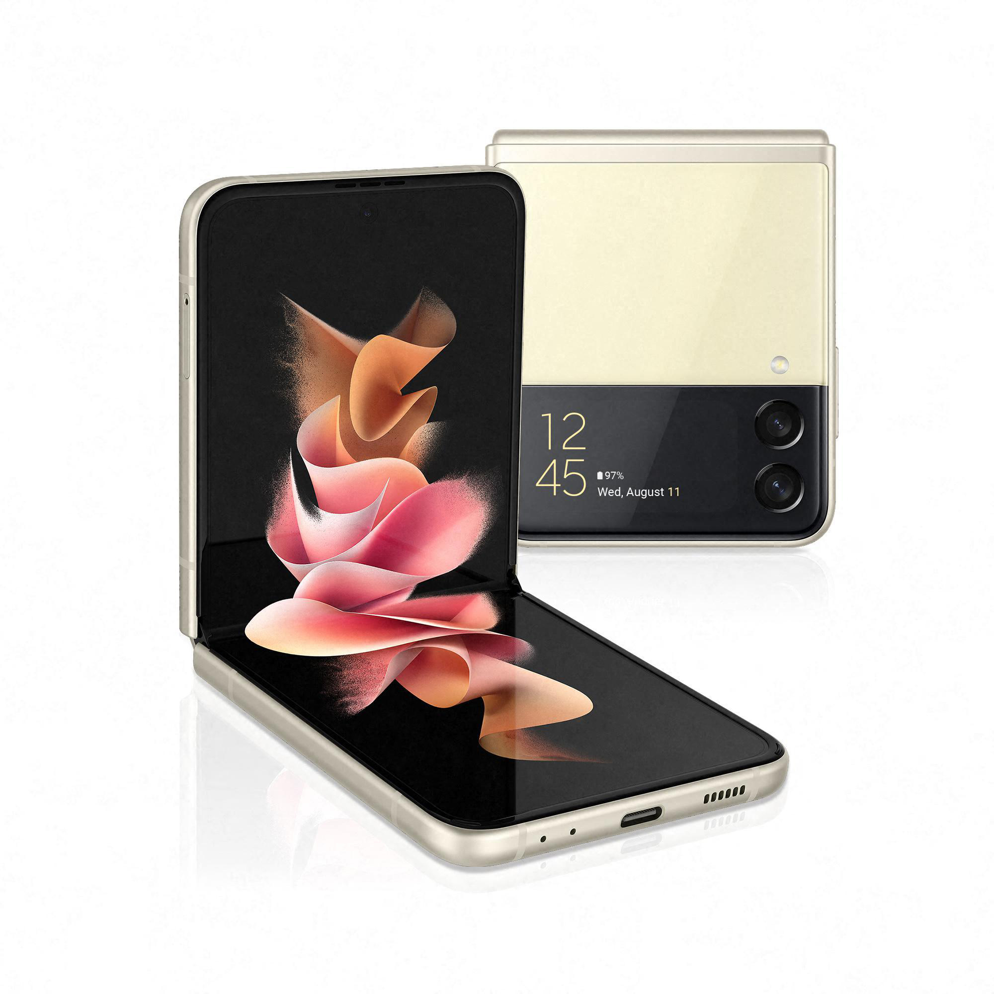 SIM GB Flip3 Z Cream Phantom Galaxy SAMSUNG 5G 128 Dual