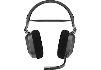 CORSAIR, HS80 RGB Wireless, Over-ear Gaming-Headset Carbon
