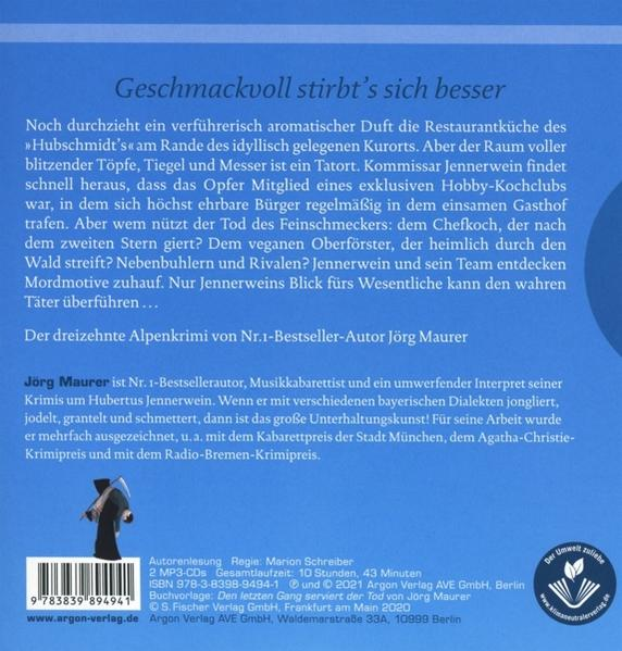 Jörg Maurer - Den Letzten Gang Tod - (MP3-CD) Serviert (SA) Der