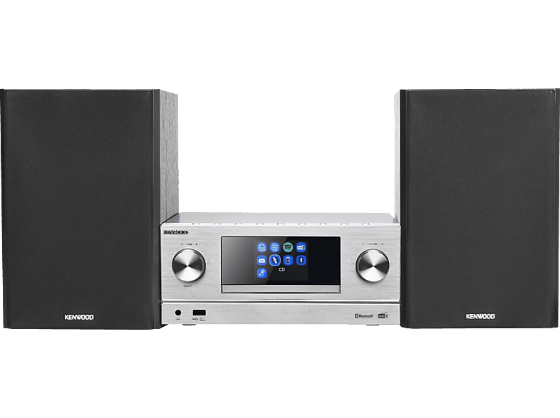 KENWOOD M9000SS Smart Micro HiFi System (Silber) Smart Micro HiFi