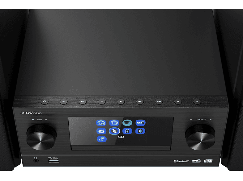 Thumbnail - KENWOOD M-9000S-B Smart Micro Hi-Fi System (Schwarz)
