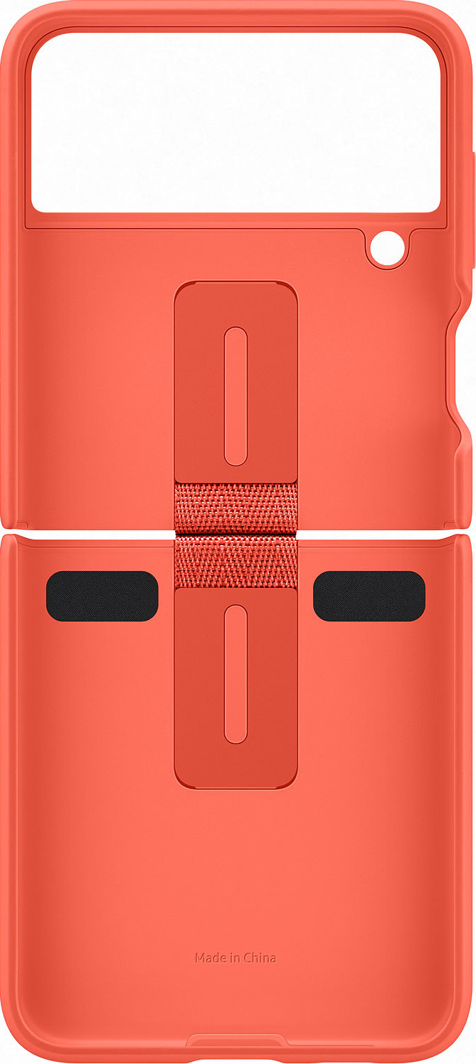 SAMSUNG Silicone Cover - Étui de protection avec anneau (Convient pour le modèle: Samsung Galaxy Z Flip3 5G)
