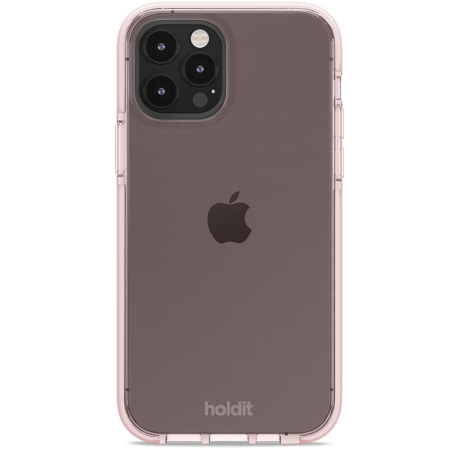 HOLDIT Seethru, Bookcover, Apple, iPhone 12, iPhone 12 Pro, Blush Pink