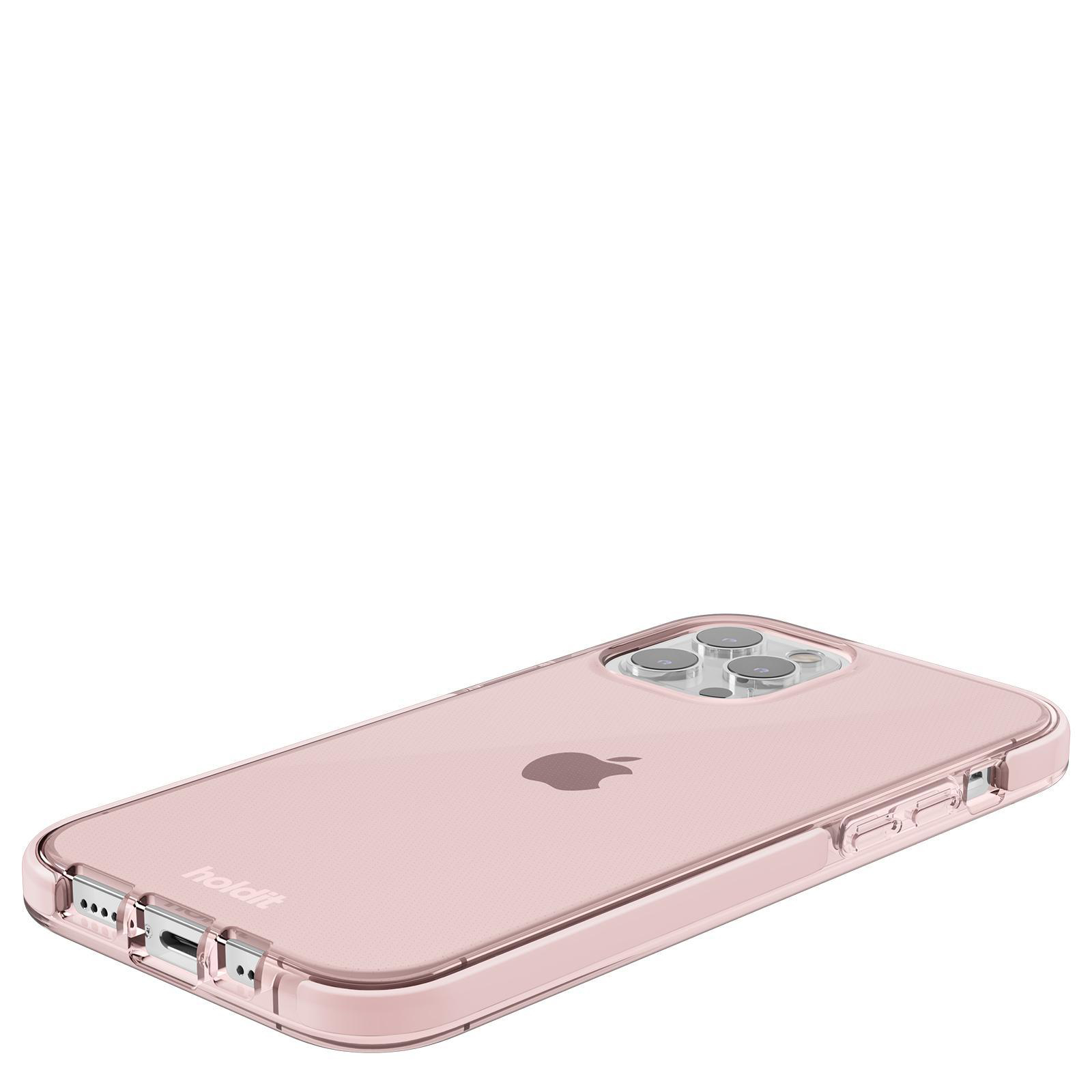 HOLDIT Seethru, Bookcover, Apple, iPhone 12, iPhone 12 Pro, Blush Pink