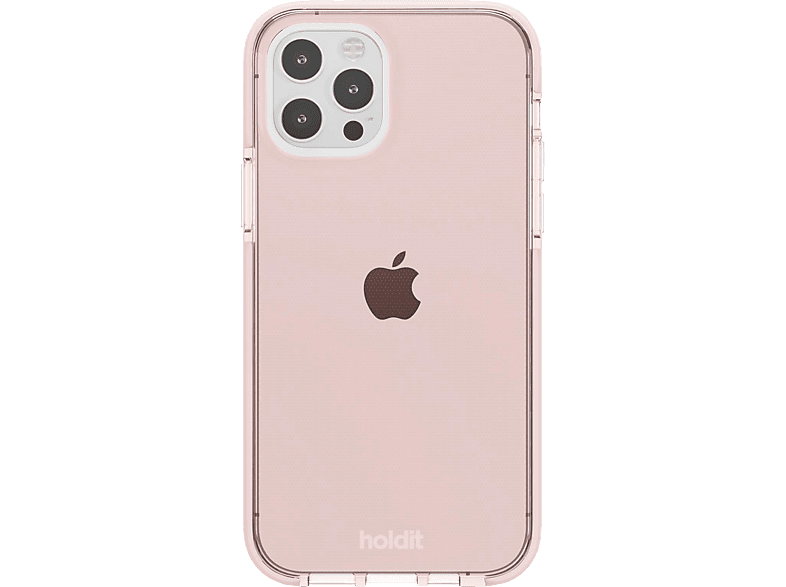 HOLDIT Seethru, Bookcover, Apple, iPhone Blush 12 Pink iPhone Pro, 12