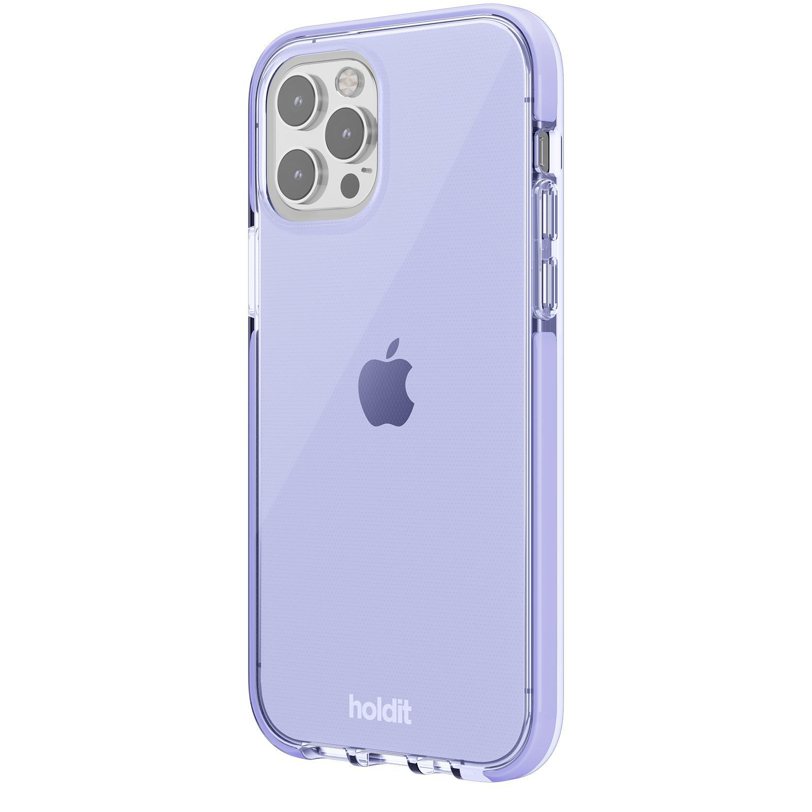 HOLDIT Seethru, Bookcover, Apple, iPhone 12, iPhone 12 Pro, Lavender