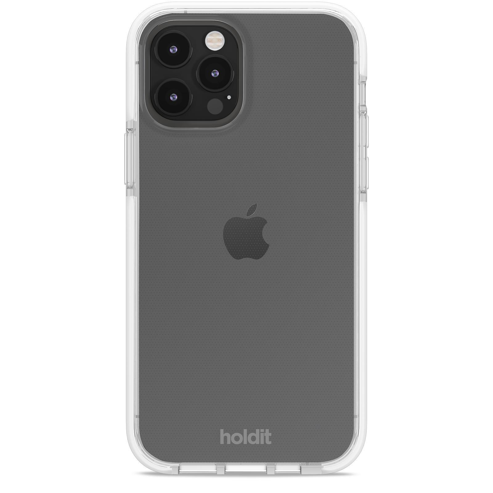 HOLDIT Seethru, Bookcover, Apple, iPhone 12, iPhone 12 Pro, White