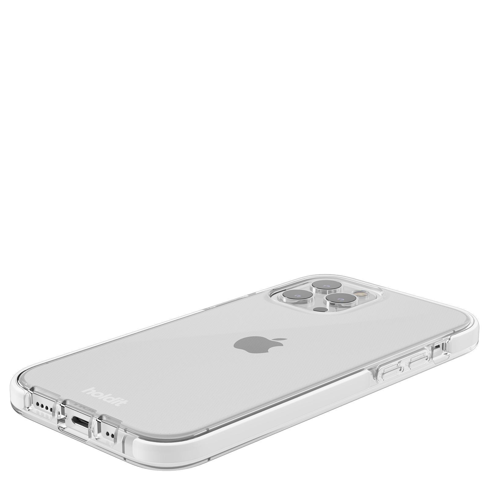 HOLDIT Seethru, Bookcover, Apple, iPhone 12, iPhone 12 Pro, White