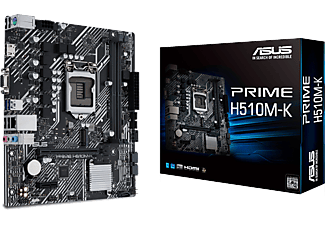 ASUS Prime H510M-K Intel H510 LGA1200 DDR4 3200 HDMI VGA M2 USB3.2 RGB MATX Anakart Siyah