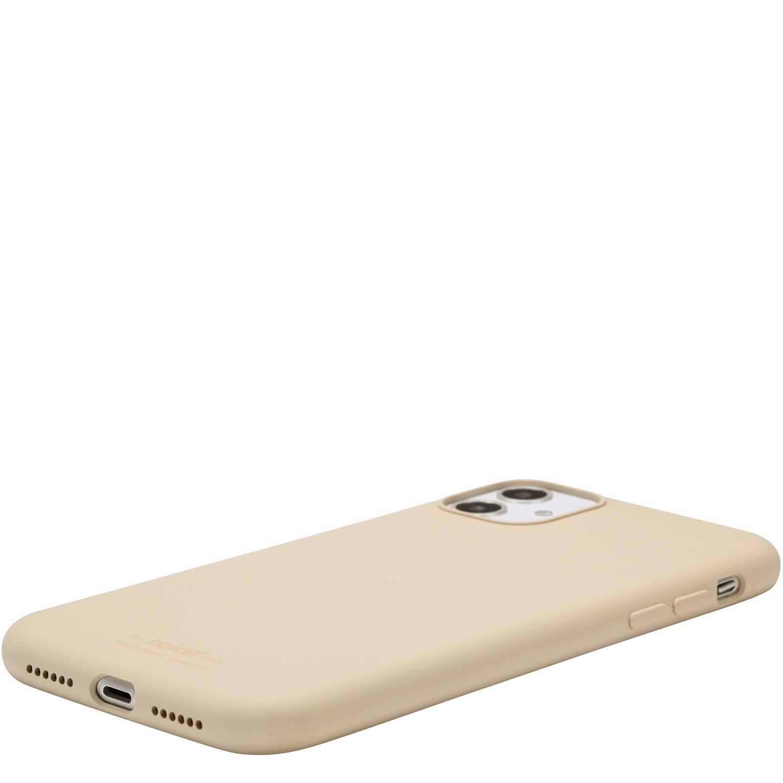 HOLDIT Silicone, Bookcover, Apple, iPhone 11 XR, Beige