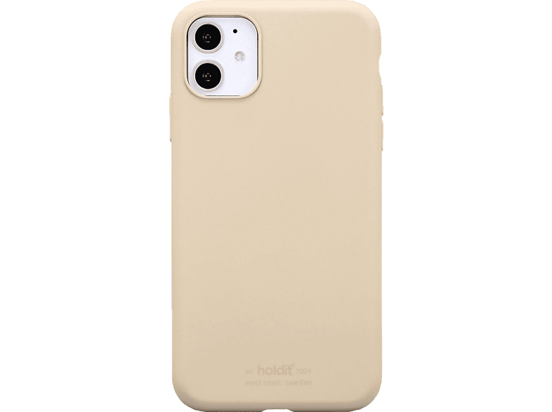 iPhone 11 Apple, Silicone, Bookcover, XR, HOLDIT Beige