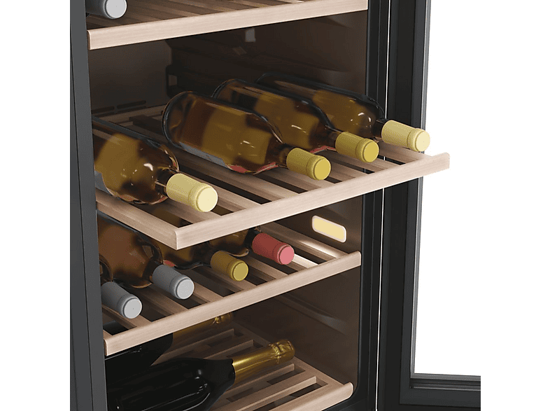 Haier HWS77GDAU1 Weinkühlschrank (152 kWh, EEK: G, Schwarz, Anzahl Flaschen: 77) — Foto 5 von 5