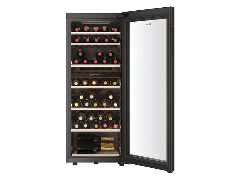 Haier HWS77GDAU1 Weinkühlschrank (152 kWh, EEK: G, Schwarz, Anzahl Flaschen: 77) — Foto 2 von 5