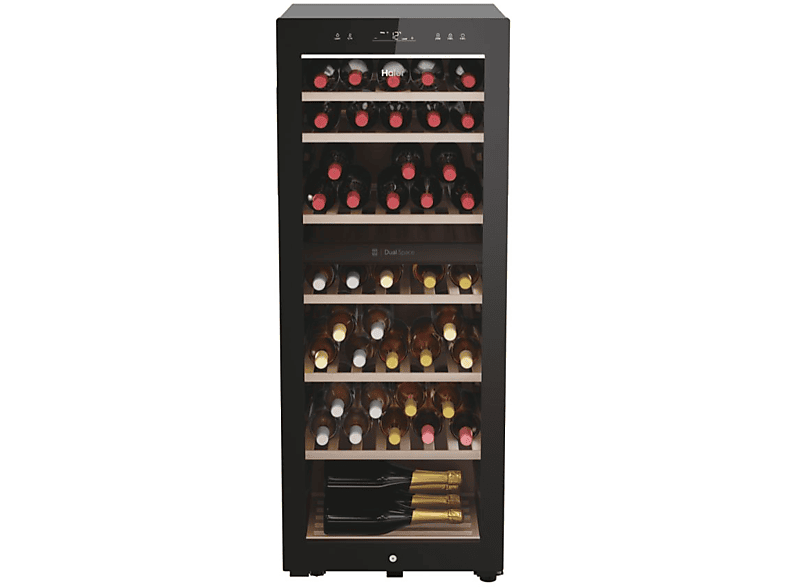 Haier HWS77GDAU1 Weinkühlschrank (152 kWh, EEK: G, Schwarz, Anzahl Flaschen: 77)