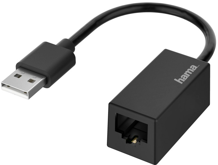 Hama 200324 Adapter Usb-a - Lan afbeelding