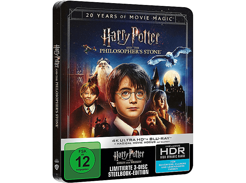 Harry Potter und der Stein der Weisen (Jubiläumsedition) [4K Ultra HD Blu-ray + Blu-ray]