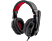 WHITE SHARK Panther gamer headset 3,5 mm jack csatlakozóval, fekete-piros (GHS-1641B/R)
