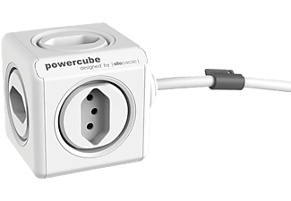 ALLOCACOC PowerCube Extended 5xT13 - Cubo multipresa (Bianco)